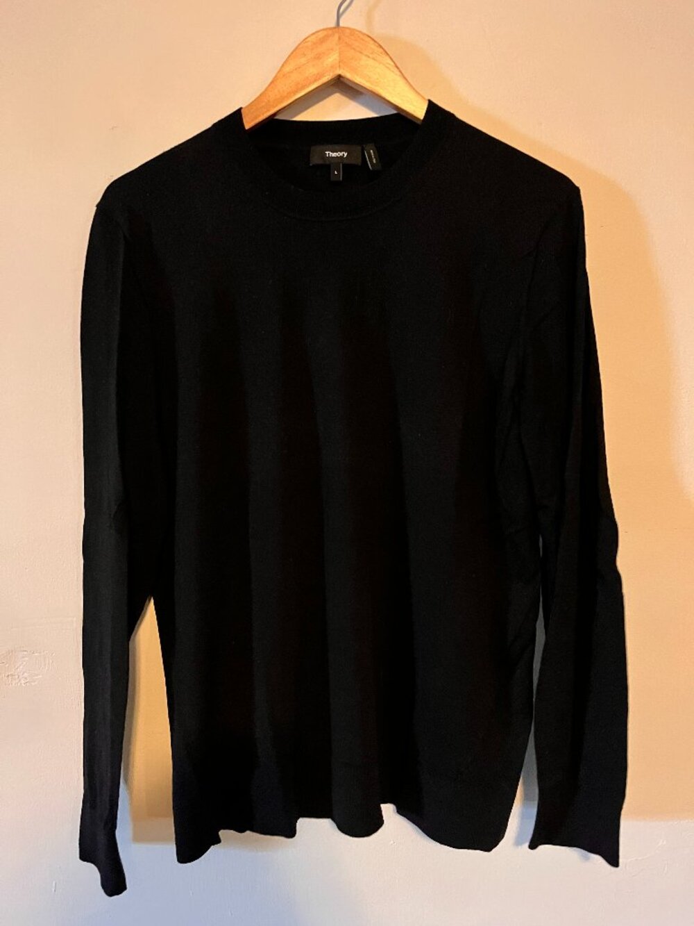 Theory Crew Neck Sweater in Regal Wool